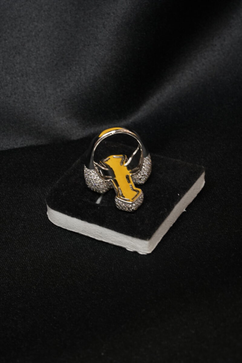 ANILLO DE CRUZ EN PLATA 925