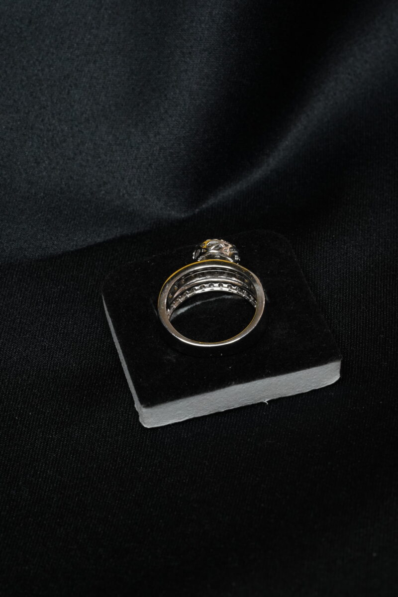 ANILLO DE CIRCULO EN PLATA 925