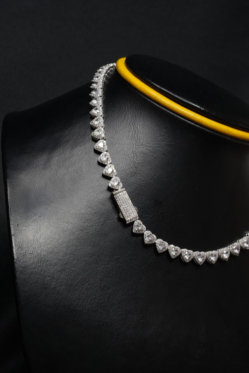 CHOKER DE CORAZON EN PLATA 925
