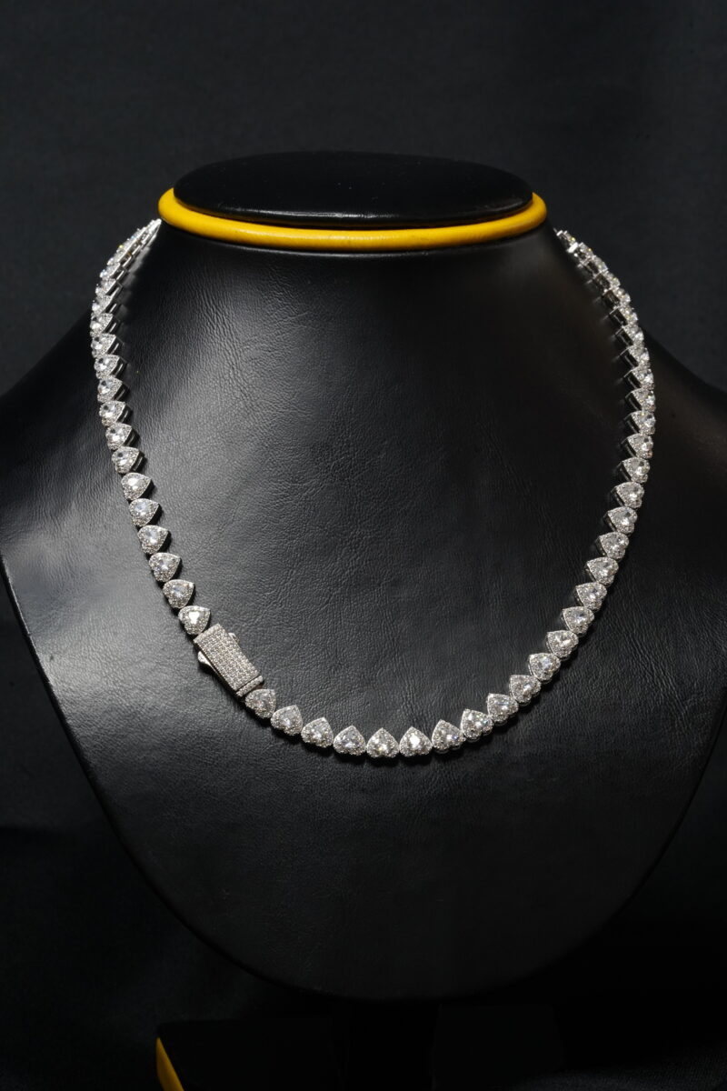 CHOKER DE CORAZON EN PLATA 925