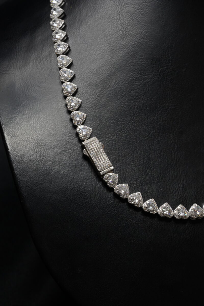 CHOKER DE CORAZON EN PLATA 925