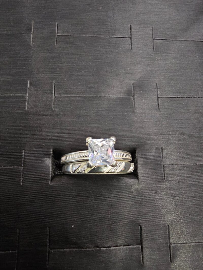 DUO DE ANILLOS EN PLATA 925