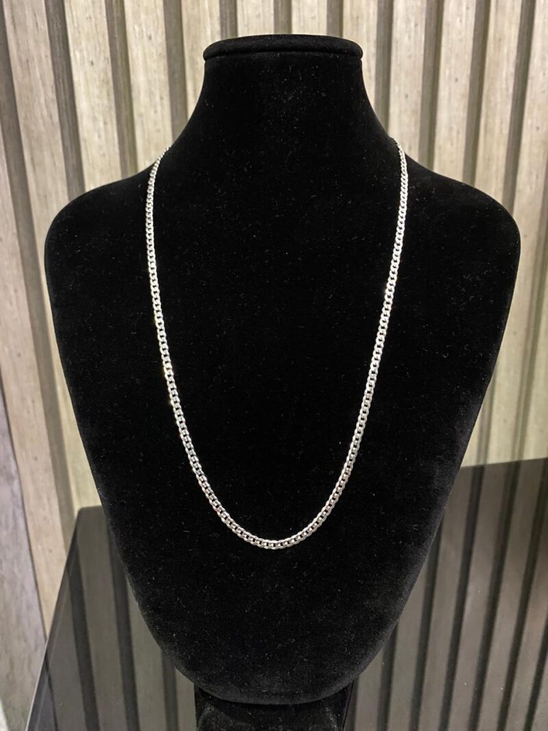 CADENA CUBANA EN PLATA 925