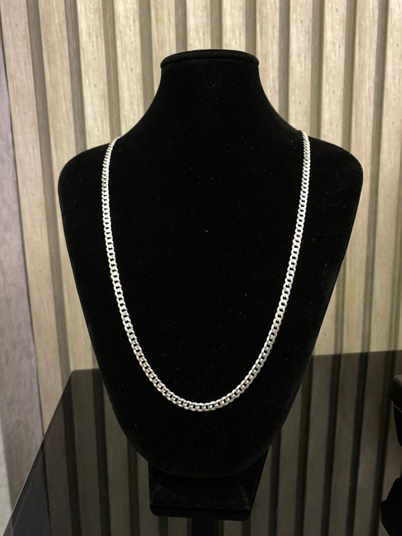 CADENA CUBANA EN PLATA 925