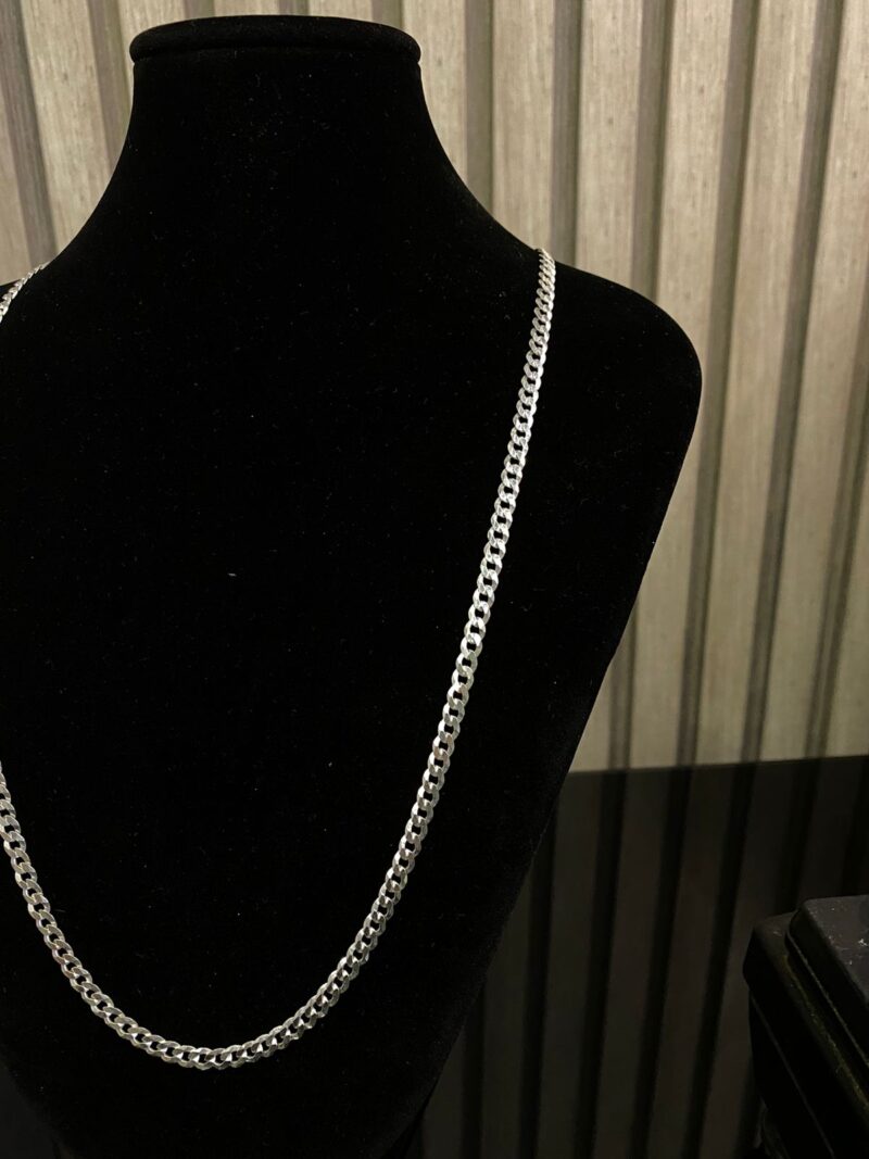 CADENA CUBANA EN PLATA 925