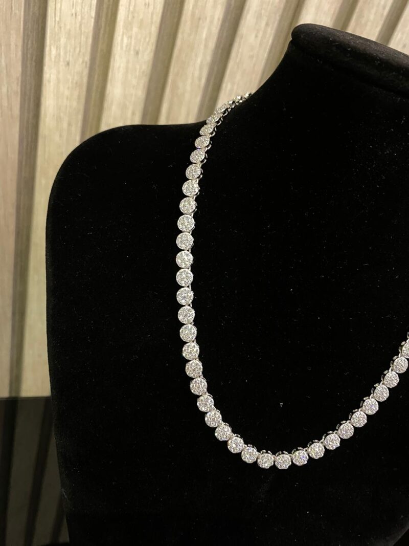 CADENA CIRCULAR EN PLATA 925