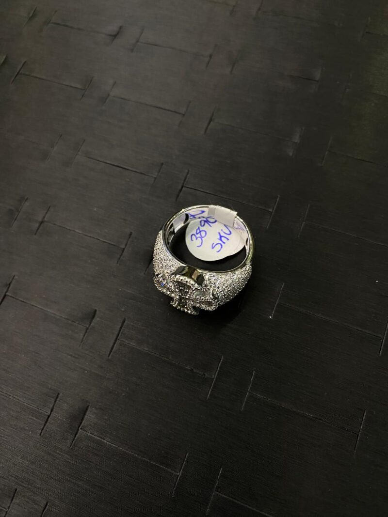 ANILLO DE CRUZ EN PLATA 925