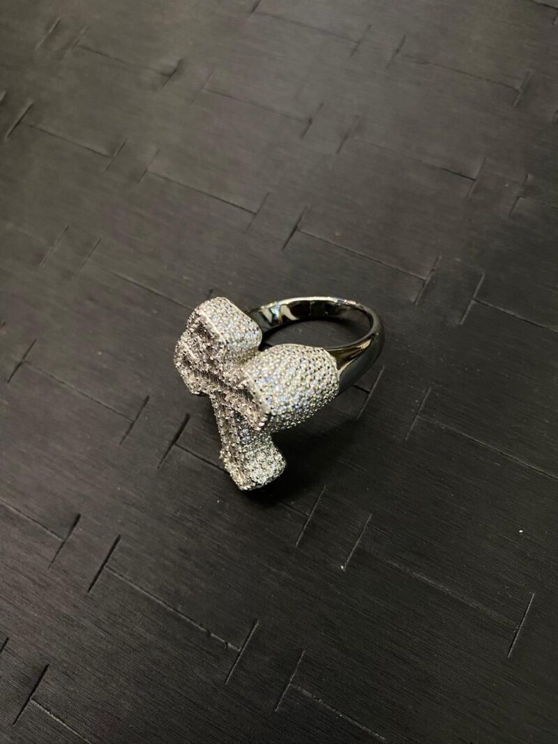 ANILLO DE CRUZ EN PLATA 925