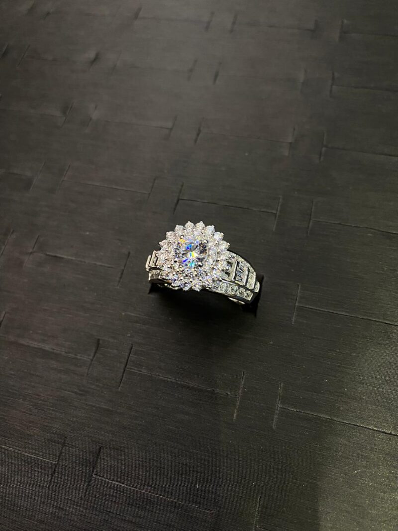 ANILLO DE FLOR EN PLATA 925