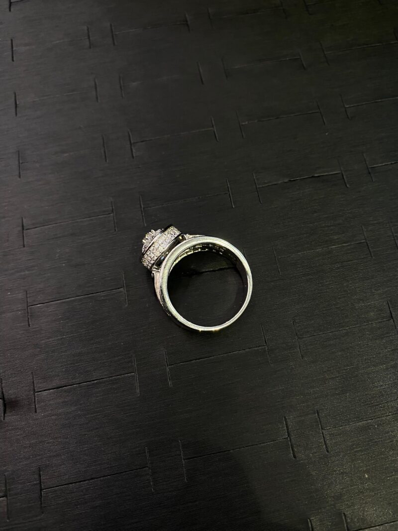 ANILLO DE CIRCULO EN PLATA 925