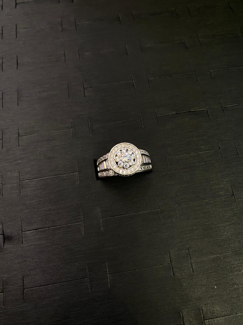 ANILLO DE CIRCULO EN PLATA 925