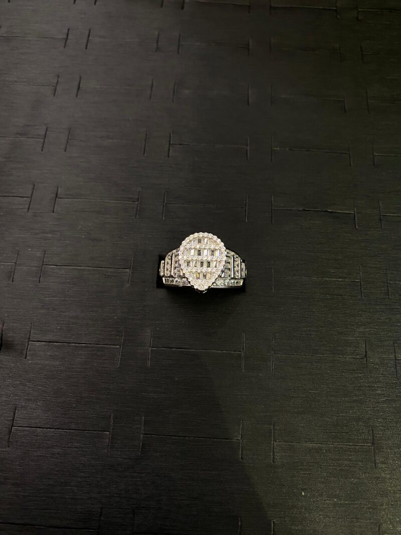 ANILLO DE GOTA EN PLATA 925