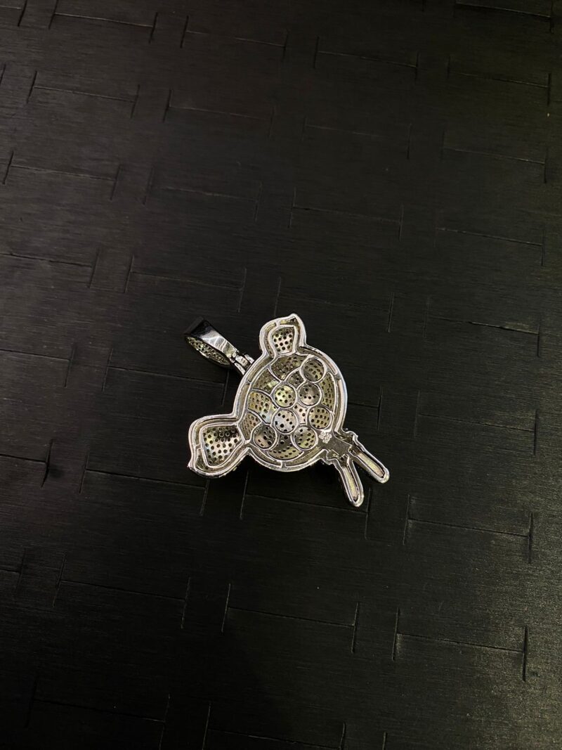 MEDALLA DE BURBUJA EN PLATA 925