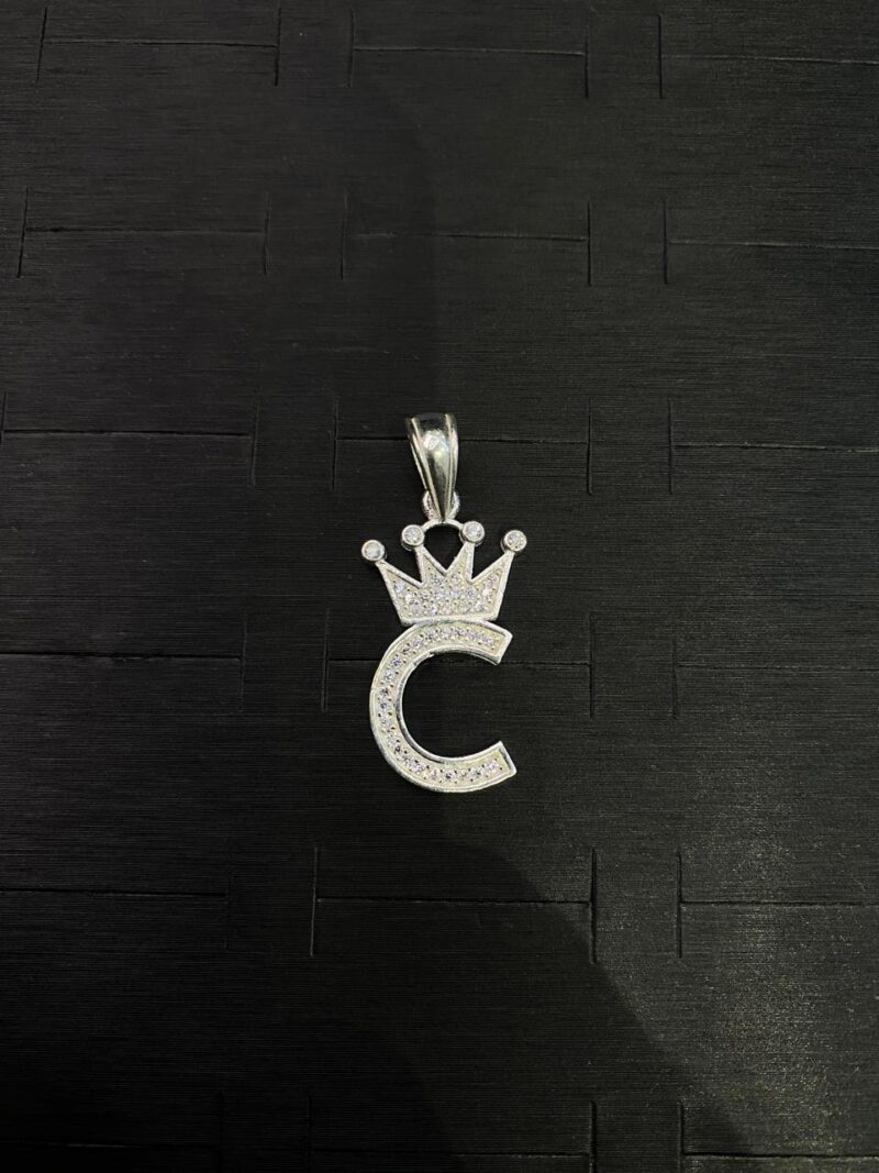 LETRA C EN PLATA 925