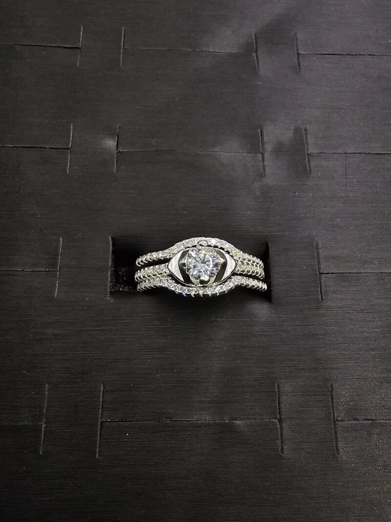 DUO DE ANILLOS EN PLATA 925