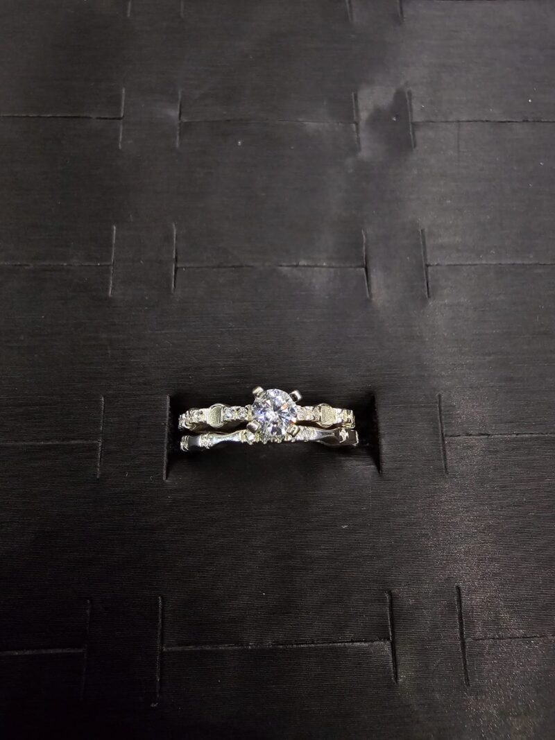 DUO DE ANILLOS EN PLATA 925