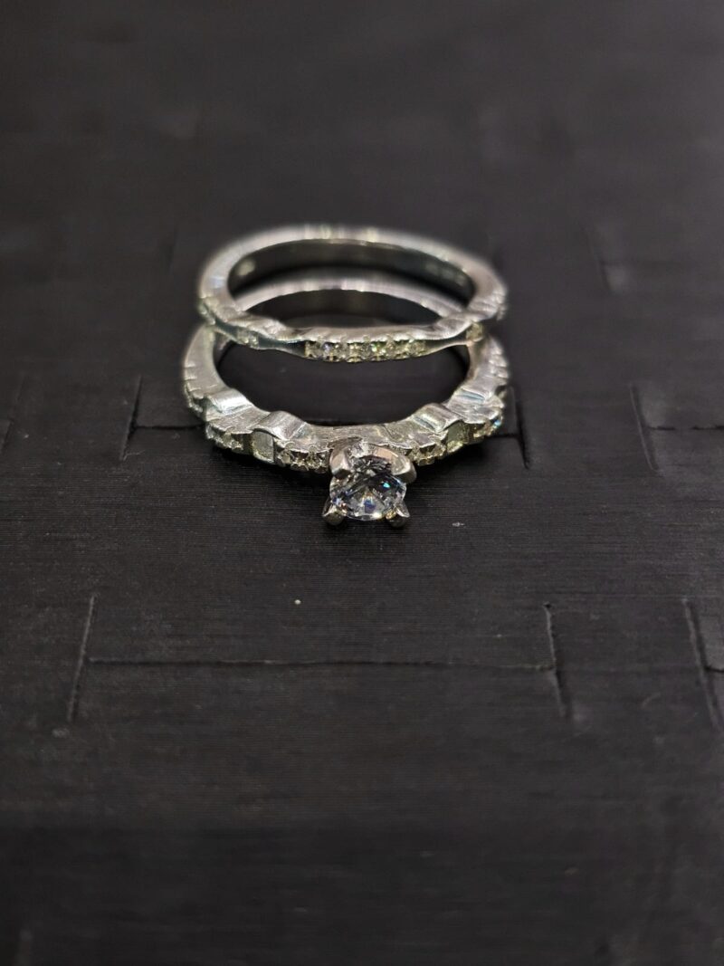 DUO DE ANILLOS EN PLATA 925