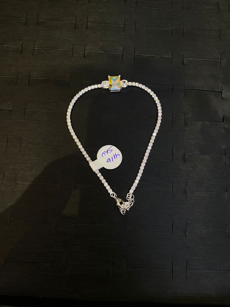 PULSERA DE PIEDRA EN PLATA 925