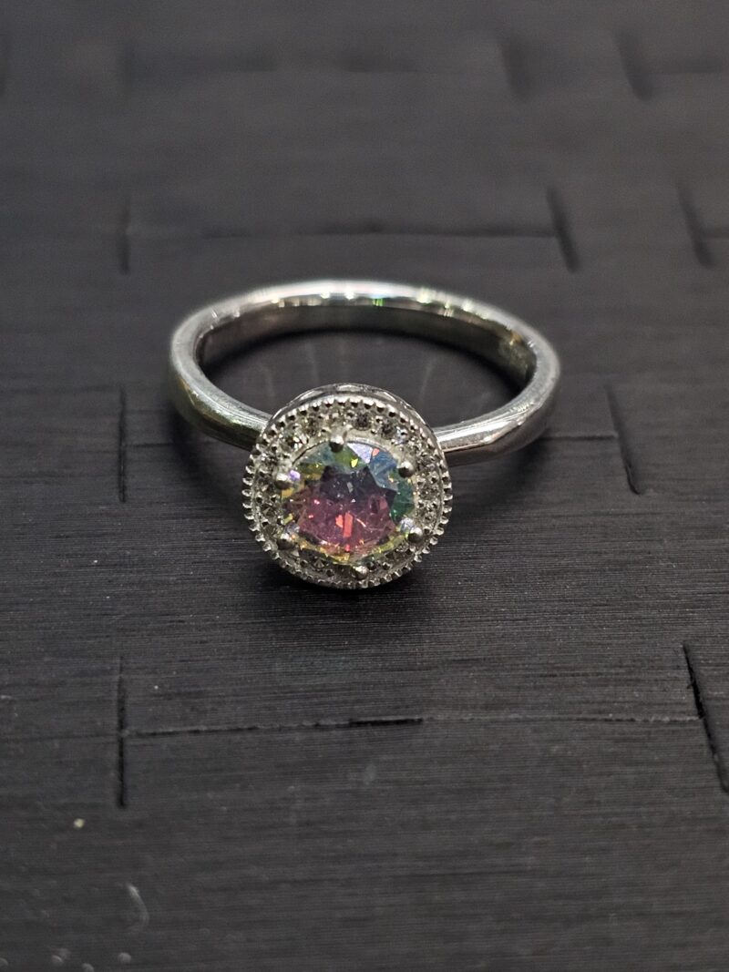 ANILLO DE TREBOL EN PLATA 925