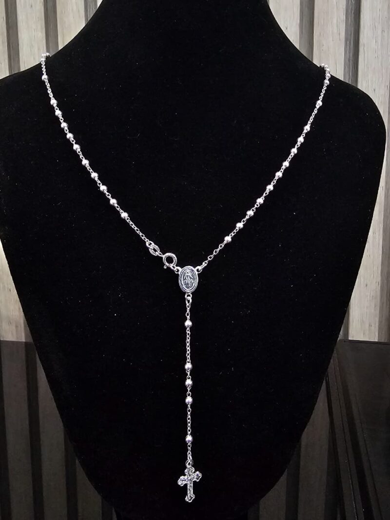 ROSARIO EN PLATA 925