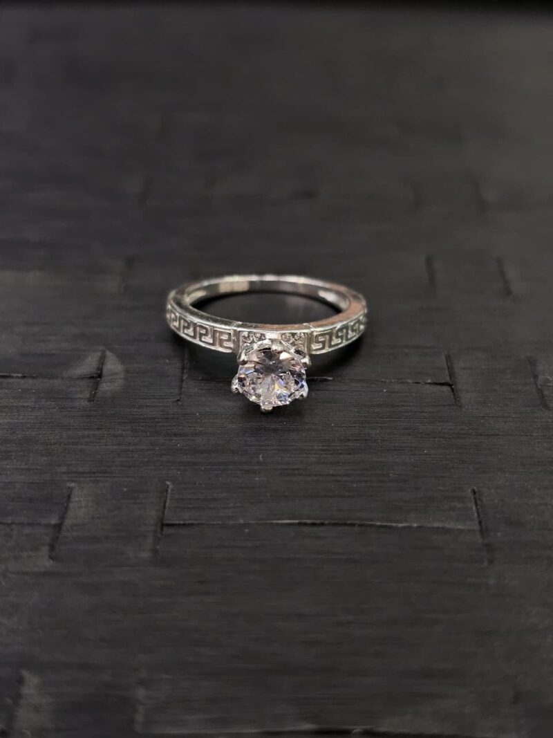 ANILLO DE COMPROMISO EN PLATA 925