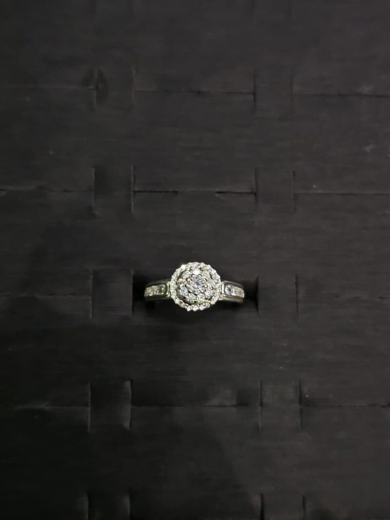 ANILLO DE COMPROMISO EN PLATA 925