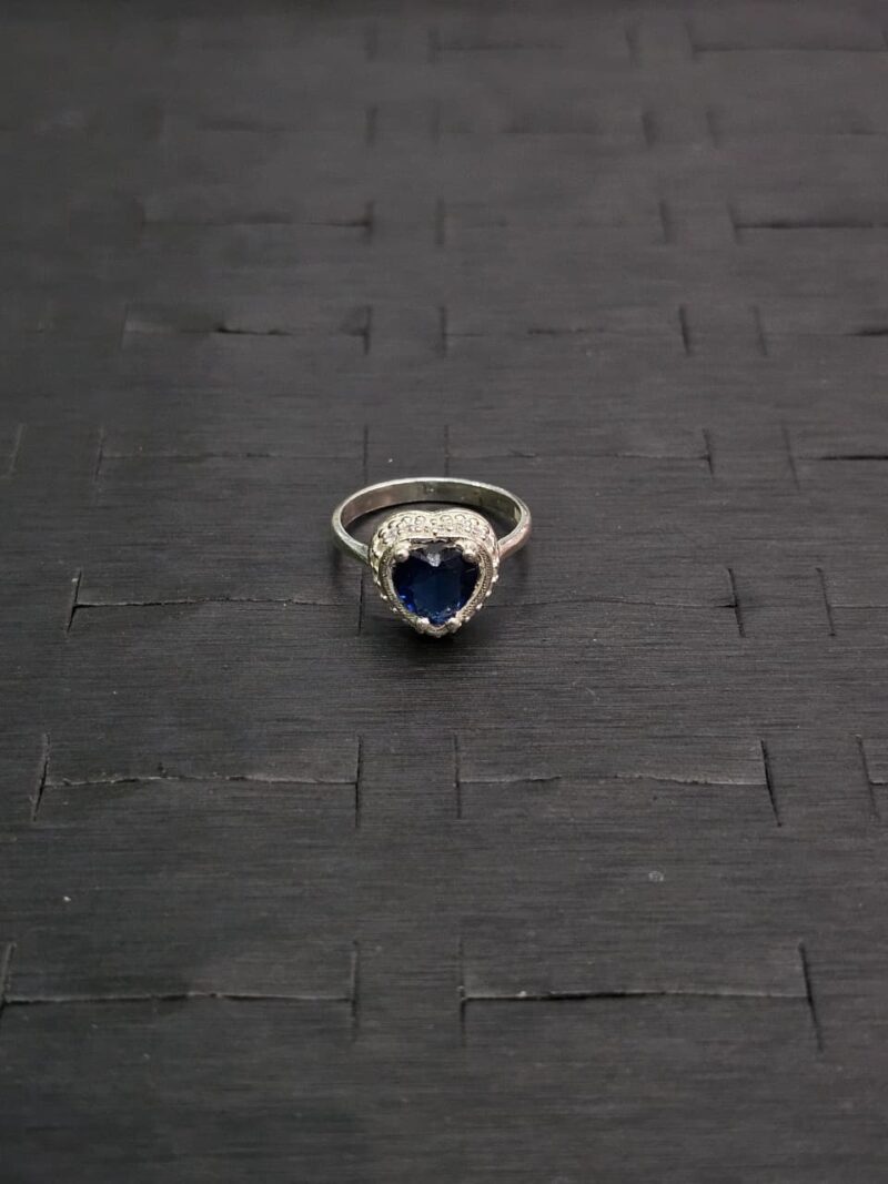 ANILLO DE CORAZON EN PLATA 925