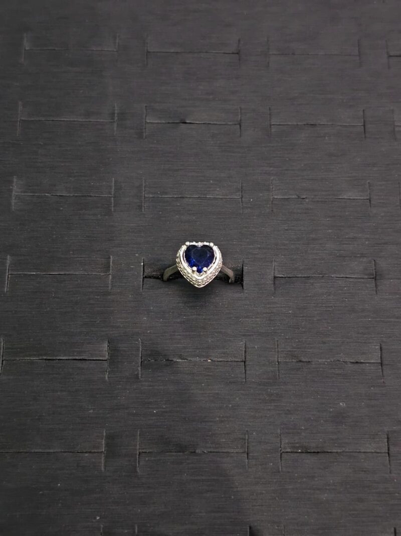 ANILLO DE CORAZON EN PLATA 925