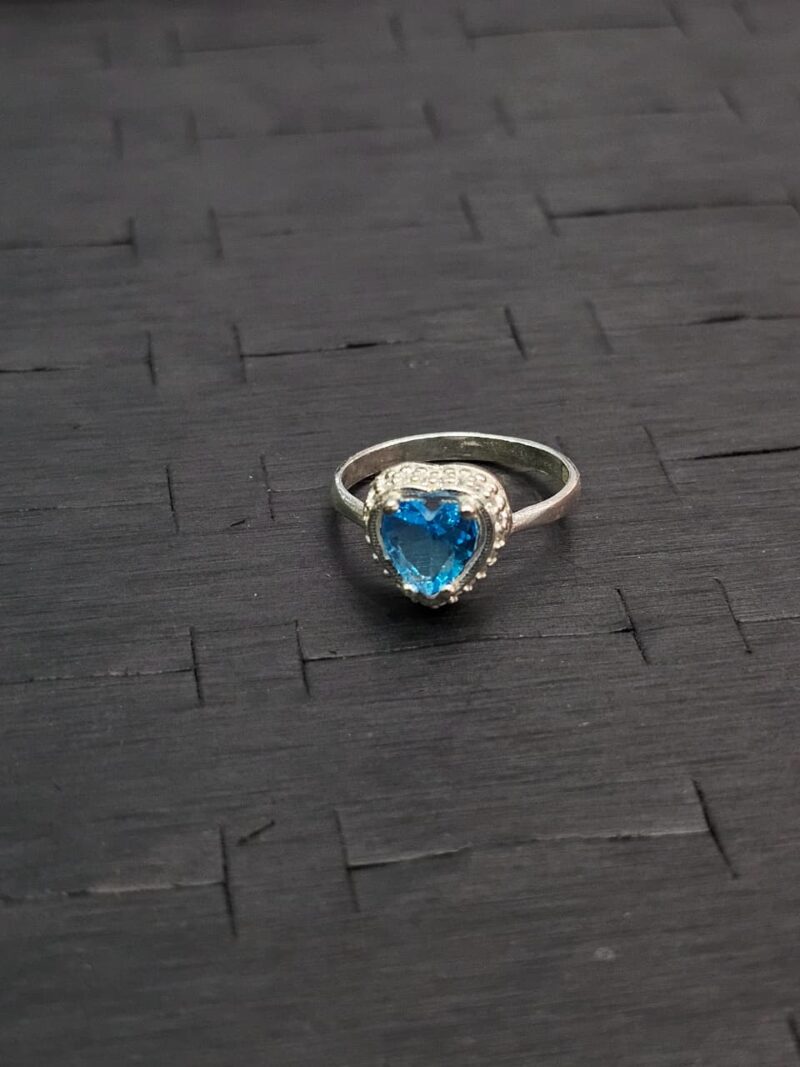 ANILLO DE CORAZON EN PLATA 925
