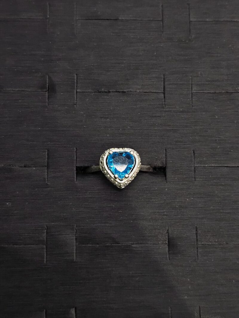 ANILLO DE CORAZON EN PLATA 925