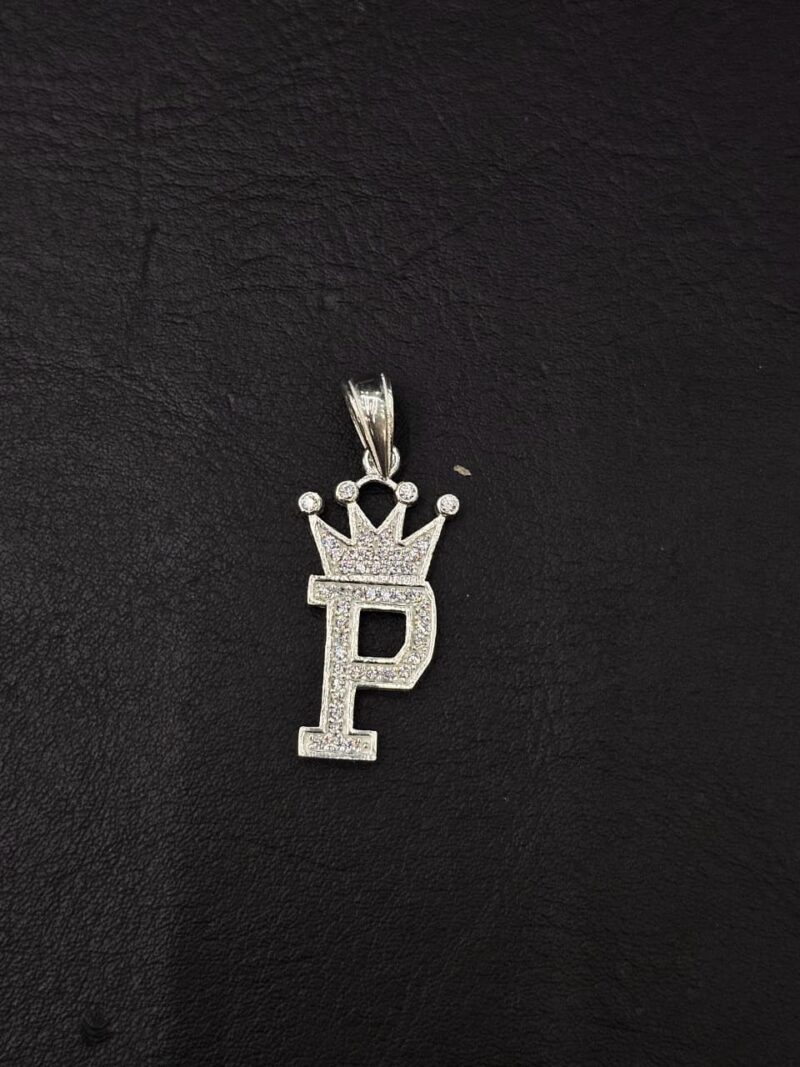 LETRA P EN PLATA 925