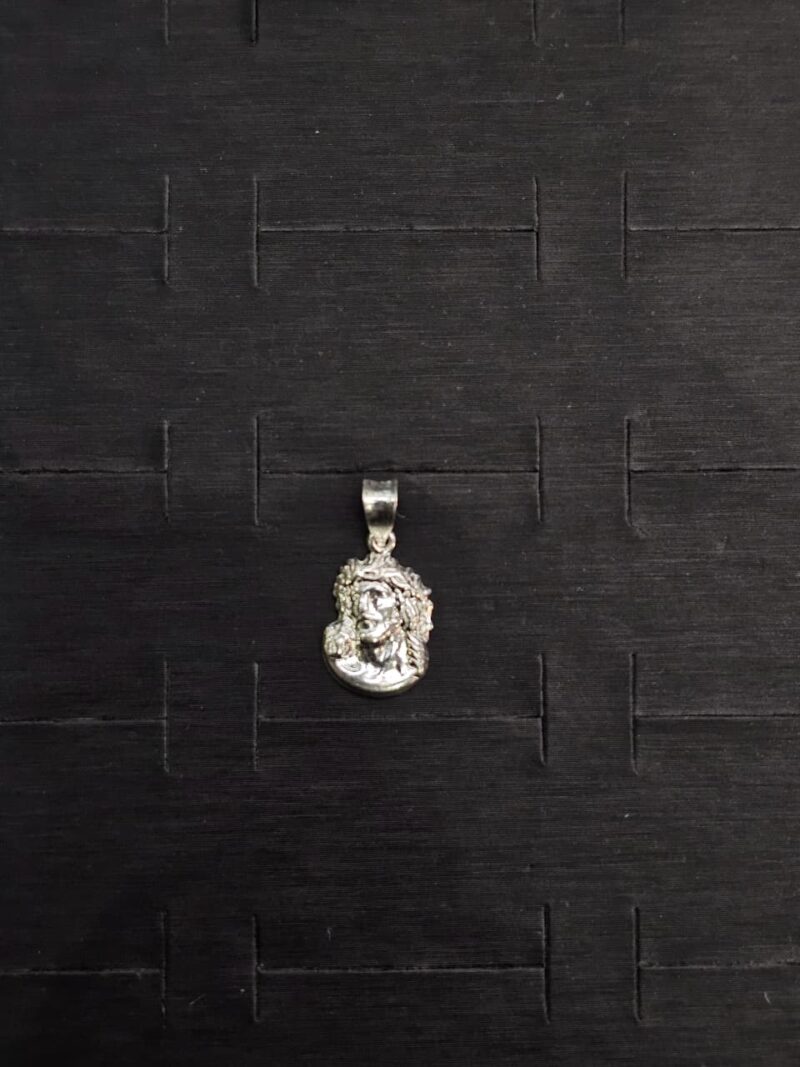 MEDALLA DE CARA DE CRISTO EN PLATA 925