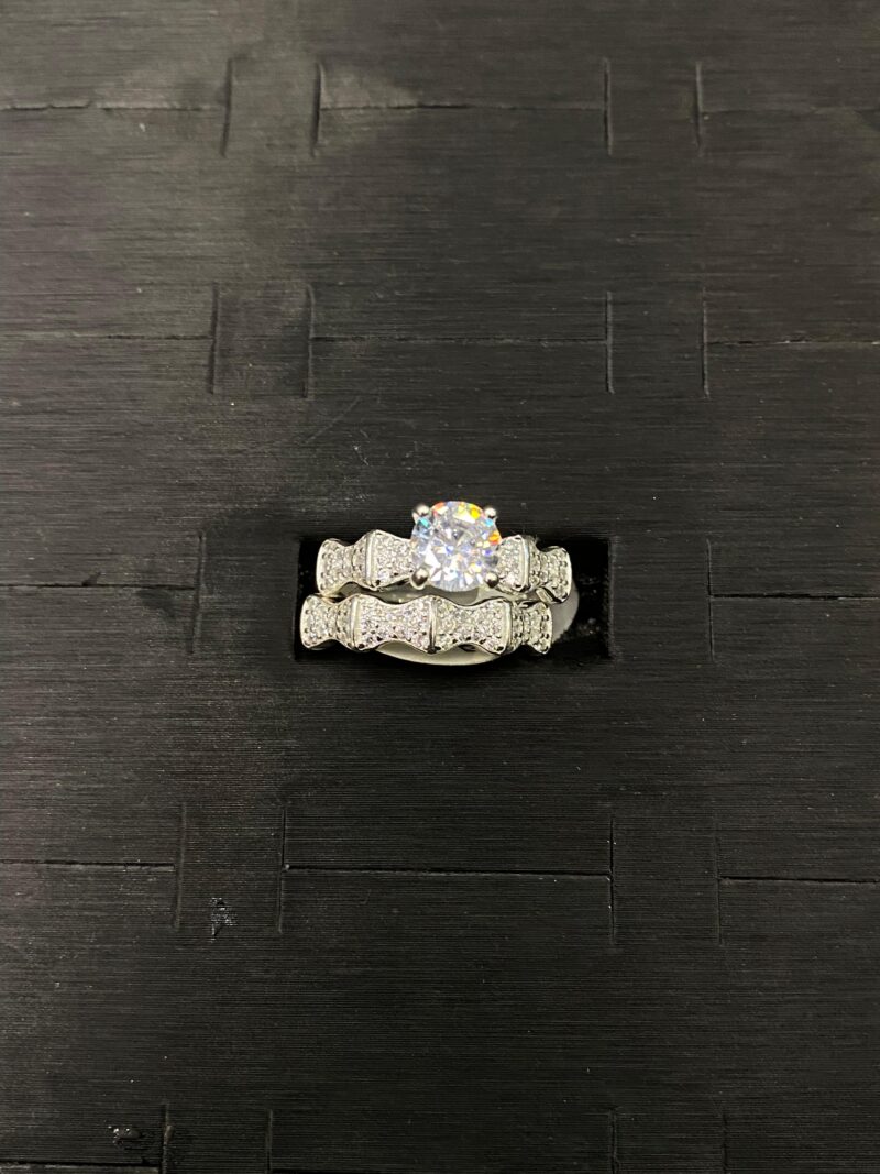 DUO DE ANILLOS EN PLATA 925