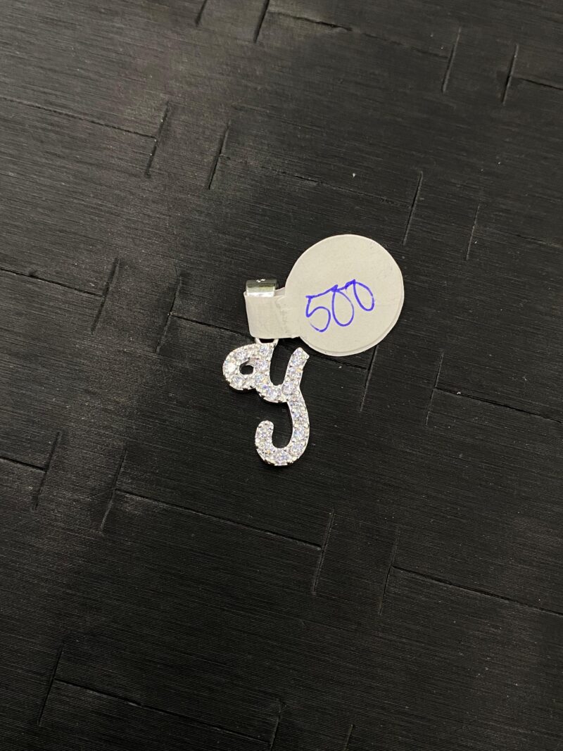 MEDALLA DE LETRA Y EN PLATA 925