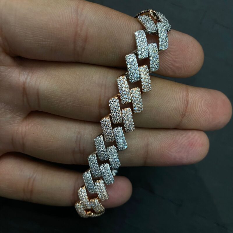 GUILLO DOBLE TONO EN PLATA 925