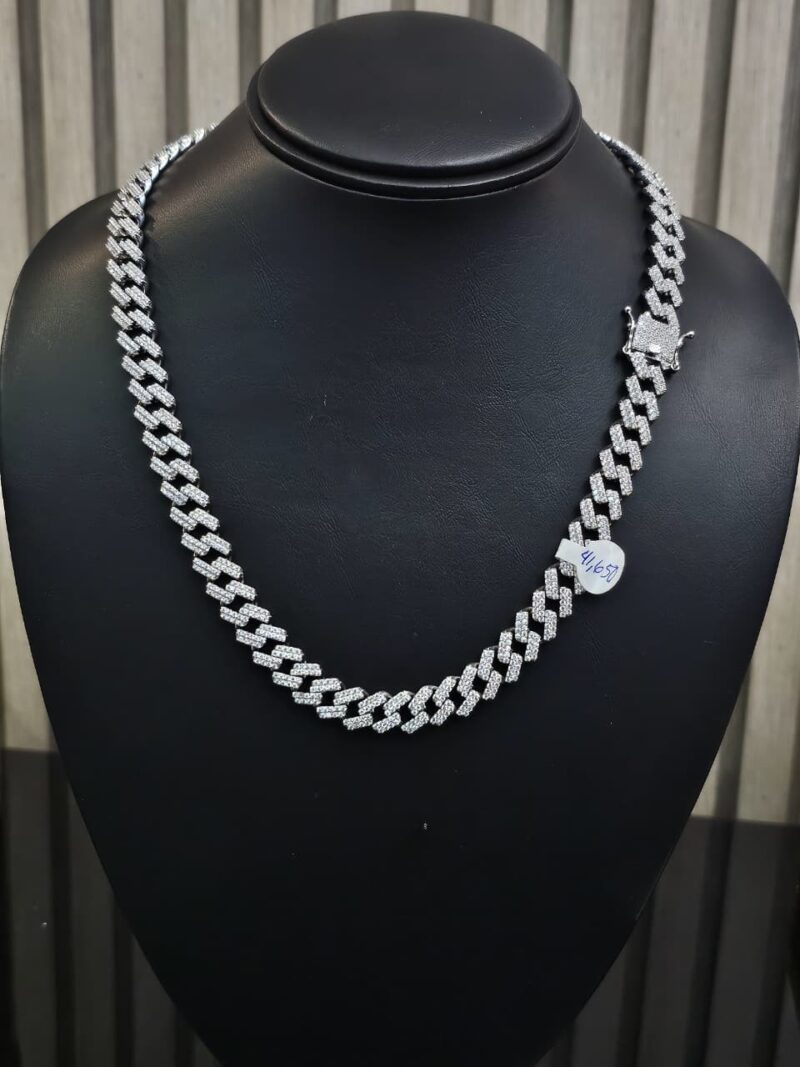 CADENA MILANES EN PLATA 925