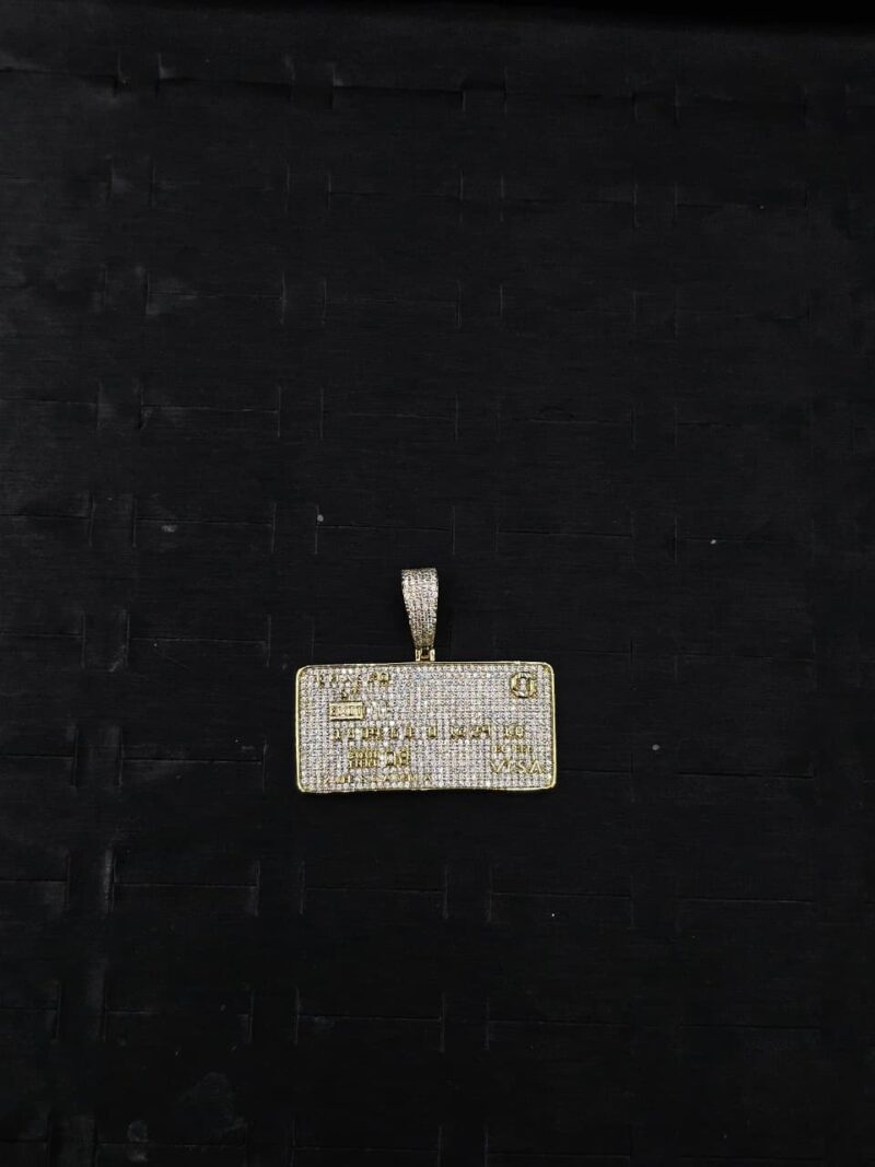 MEDALLA DE TARJETA EN PLATA 925