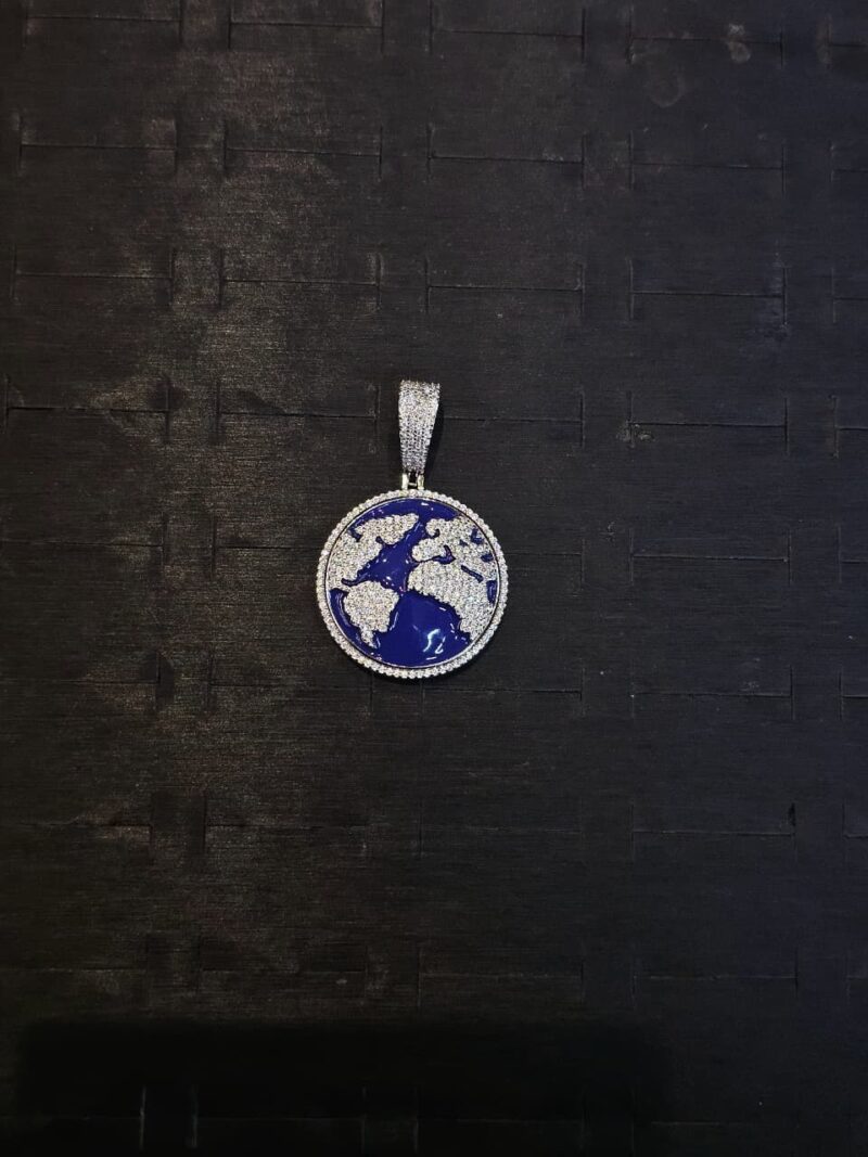 MEDALLA DE MUNDO EN PLATA 925