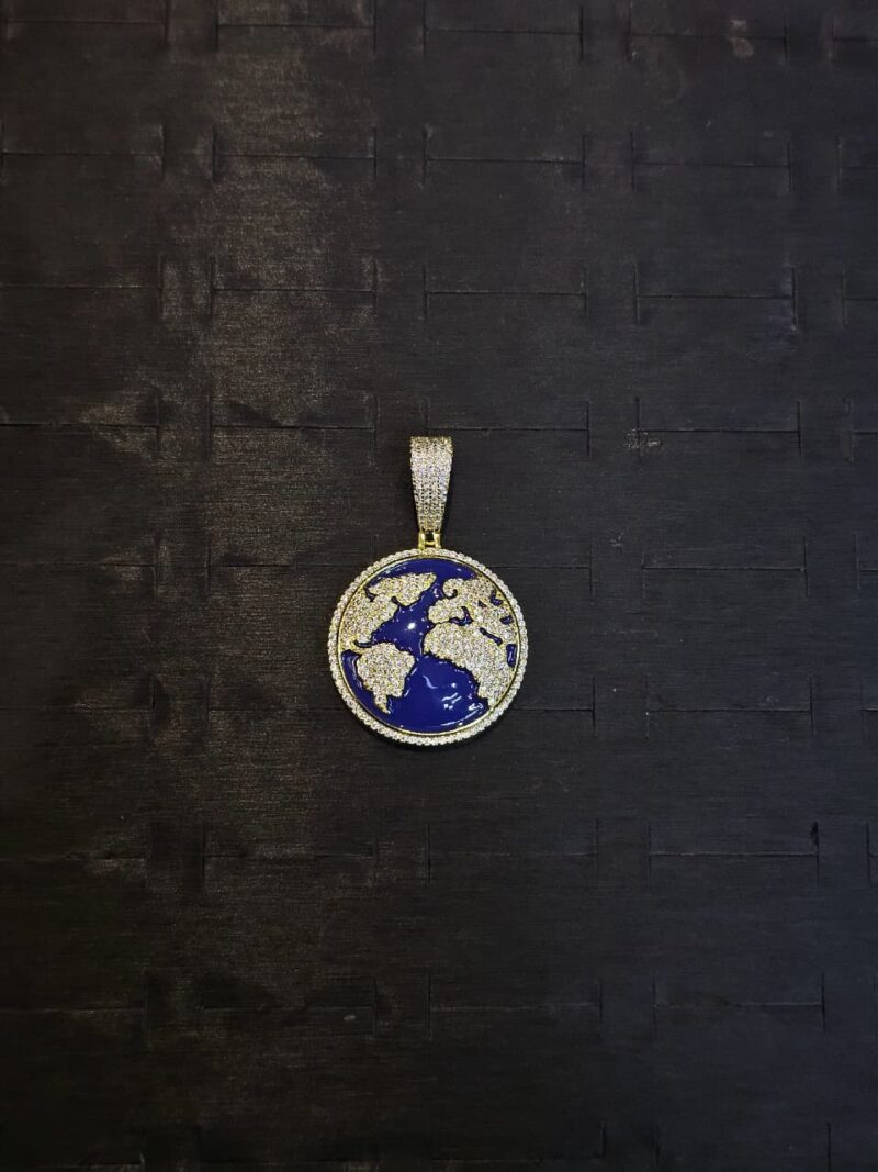 MEDALLA DE MUNDO EN PLATA 925