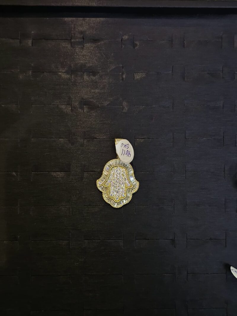 MEDALLA DE MANO DE FATIMA EN PLATA 925