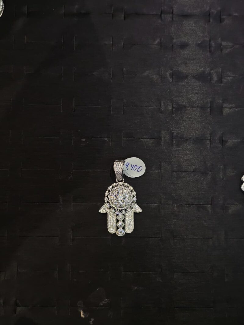 MEDALLA DE MANO DE FATIMA EN PLATA 925