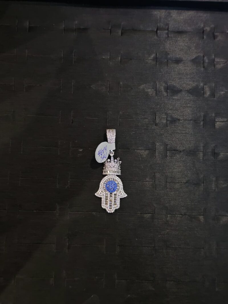 MEDALLA DE MANO DE FATIMA EN PLATA 925