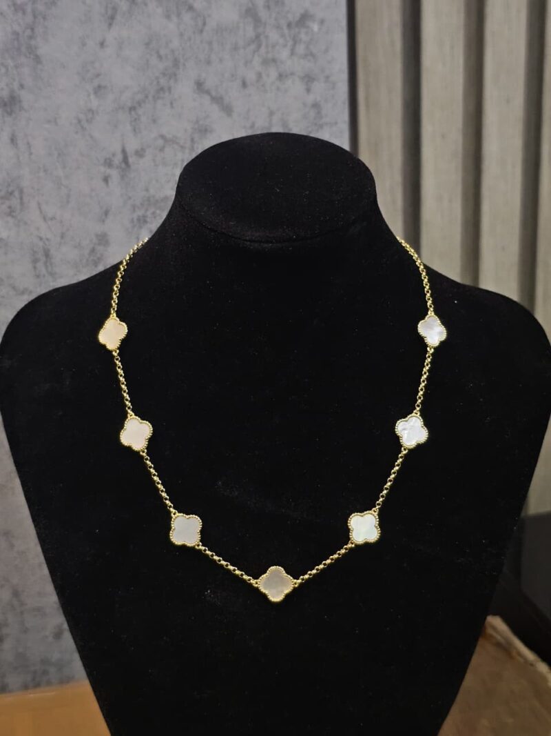 CADENA+MEDALLA DE TREBOL EN PLATA 925