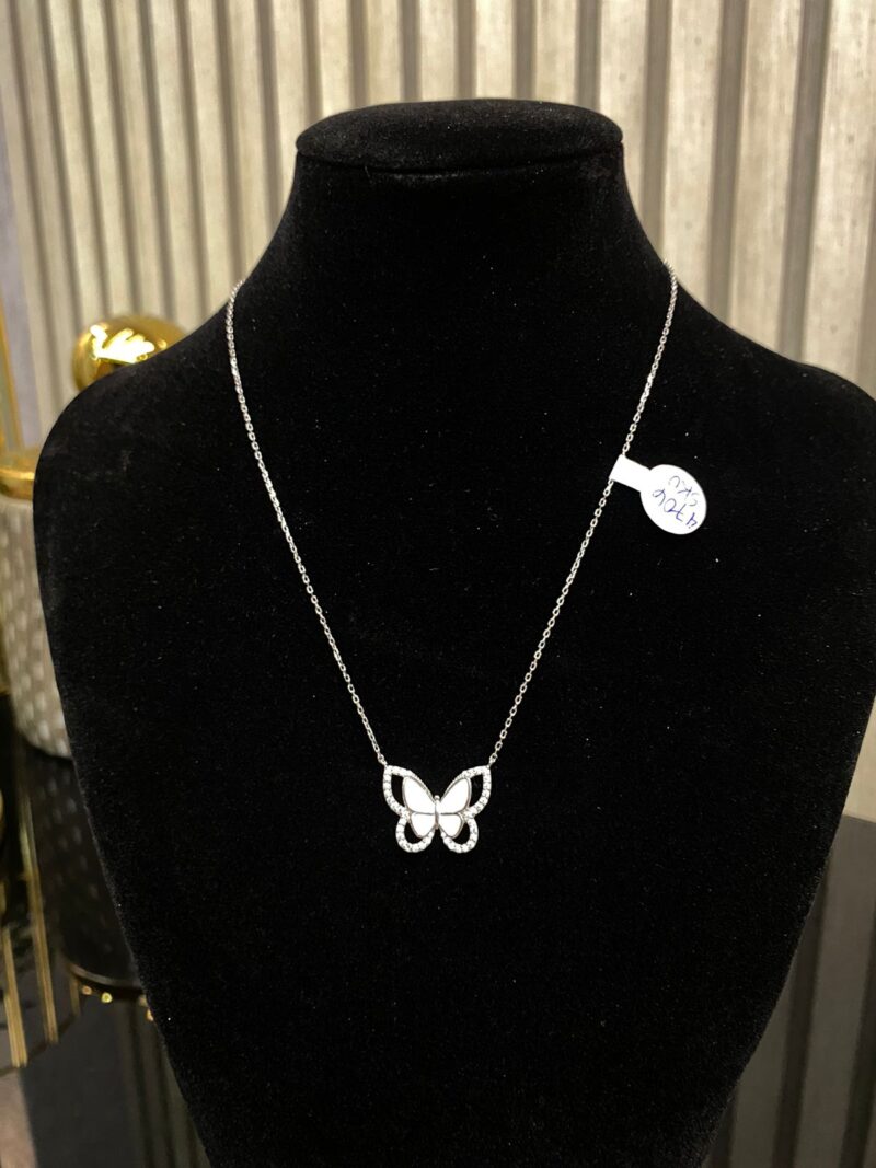 CADENA+MEDALLA DE MARIPOSA EN PLATA 925