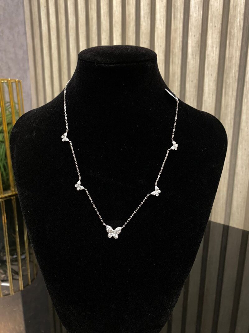 CADENA+MEDALLA DE MARIPOSA EN PLATA 925