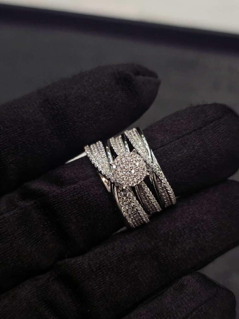 TRIO DE ANILLOS EN PLATA 925