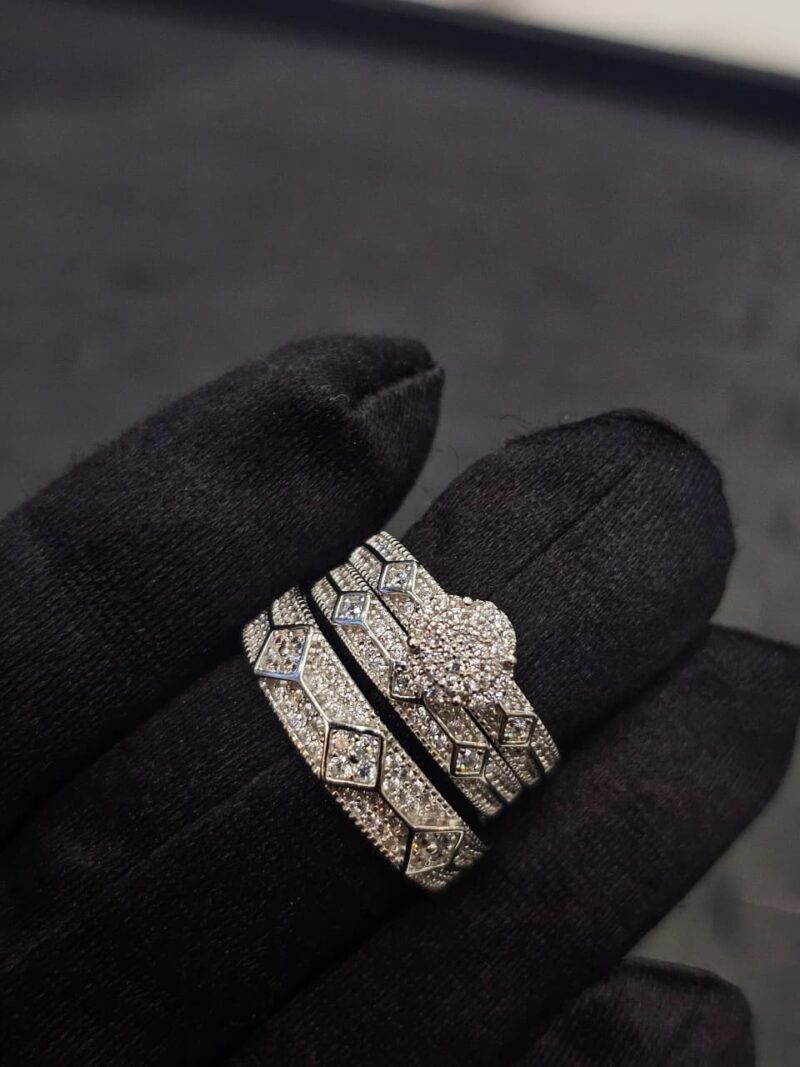 TRIO DE ANILLOS EN PLATA 925