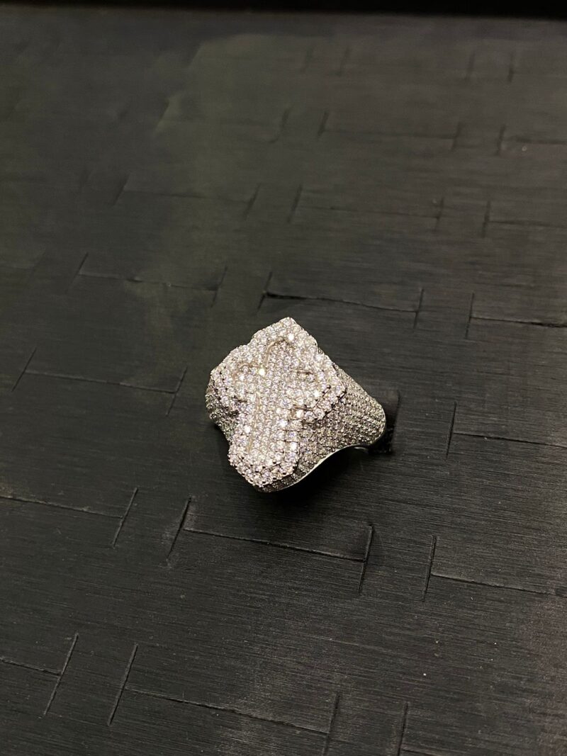 ANILLO DE CRUZ EN PLATA 925