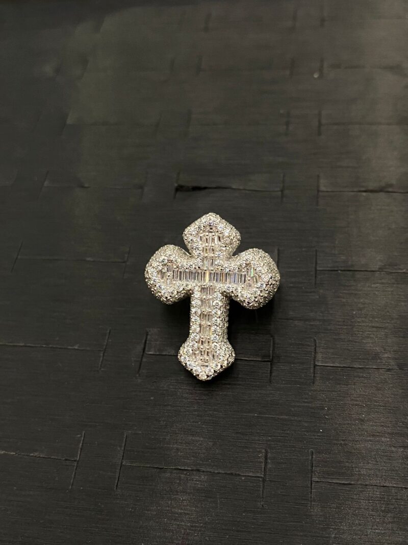 ANILLO DE CRUZ EN PLATA 925