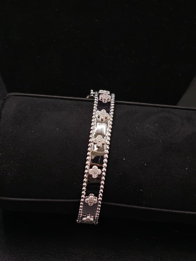PULSERA DE TREBOL EN PLATA 925